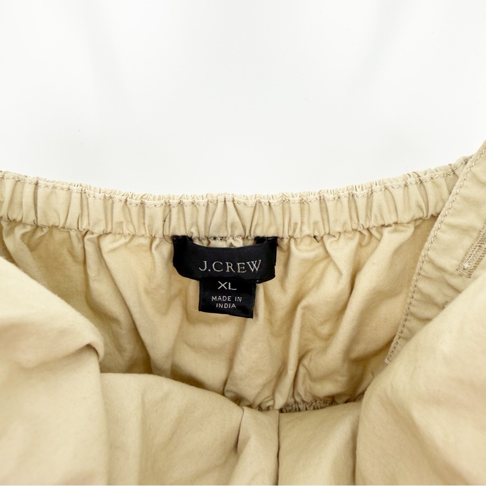 J.Crew Tiered Convertible Strap‎ Midi Dress XL Tan - Picture 6 of 7